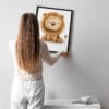 Lion WB0955 11 Картина за детска стая с лъвче