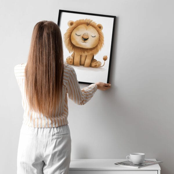 Lion WB0955 11 Картина за детска стая с лъвче