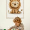 Lion WB0955 15 Картина за детска стая с лъвче