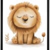 Lion WB0955 7 Картина за детска стая с лъвче