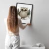 Owl WB0914 10 Картина за детска стая с бухалче 4