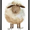 Sheep WB0929 6 Картина за детска стая с овчица 2
