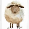 Sheep WB0929 7 Картина за детска стая с овчица 2