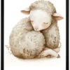Sheep WB0942 6 Картина за детска стая с овчица