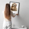 Sloth WB0941 10 Картина за детска стая с ленивец