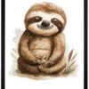 Sloth WB0941 6 Картина за детска стая с ленивец