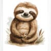 Sloth WB0941 7 Картина за детска стая с ленивец