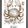 Картина за детска стая със зодия Рак 4