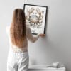 Картина за детска стая със зодия Рак 4