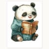 Картина за детска стая  с пандичка с книжка