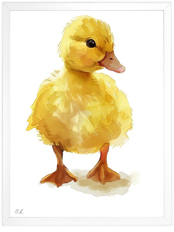 Картина за детска стая с патенце 2