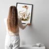 Картина за детска стая с динозавър Велоцираптор 2