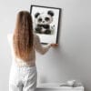 Картина за детска стая с пандичка 2